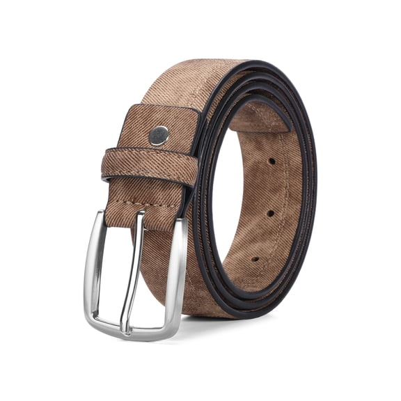 SENDEFN Mens Belts Leather - Men Single Prong Denim Belt for Jeans - Men Gift for Casual Dress