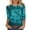 *21-Multicolor, variant on VBVC Women's 3/4 Sleeve Tie Dye Tops,Ladies Breathable Tunic T-Shirts,Spring Fall Basic Business Tees For Women,Multicolor,Size L