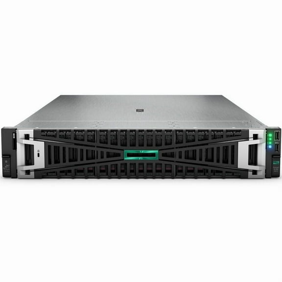 HPE ProLiant DL380 G11 2U Rack Server, 1 x Intel Xeon Gold 6530 2.10 GHz, 64 GB RAM, 1.92 TB SSD, (2 x 960GB) SSD Configuration, 12Gb/s SAS, Serial ATA/600, NVMe Controller