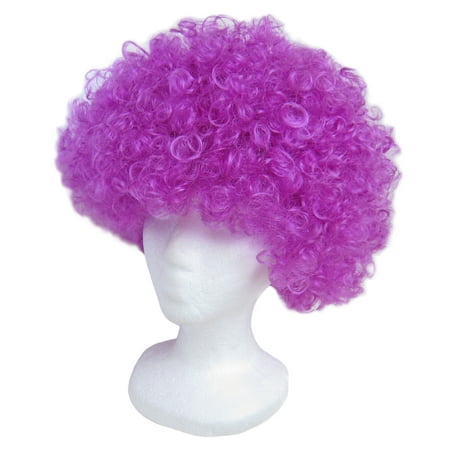 SeasonsTrading Economy Purple Afro Wig - Halloween Costume Party Wig