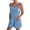 458#Royal Blue, variant on Womens Linen Romper Overalls Lightweight Adjustable Strap Sleeveless Jumpsuit Casual Summer Beach Vacation Outfits Beige M