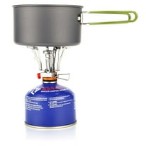 Portable Backpacking Stove with Piezo Ignition System for Efficient Outdoor Cooking Adventures