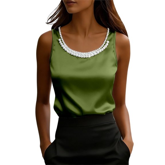 Wdddd Women's Slim Fit Camisole Spaghetti Strap Cotton Stretch GN1 XXL