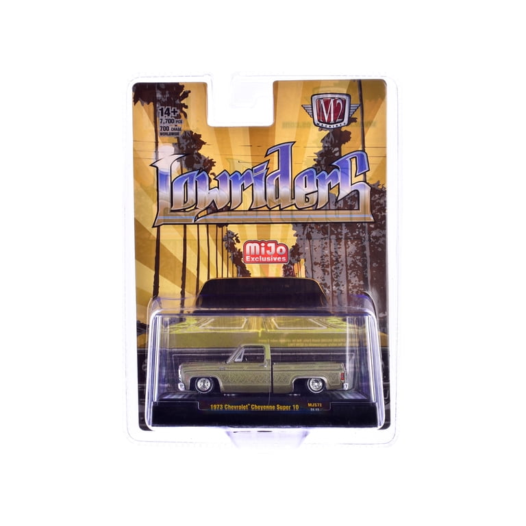 1973 Chevrolet Cheyenne Super 10 Truck Gold Metallic with Graphics