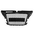 thumbnail image 4 of Capot Noir avant Calandre Pare-Chocs Refit pour RS Style S'Adapte pour A3/S3 8P 09-12 Modification de Voiture, 4 of 8