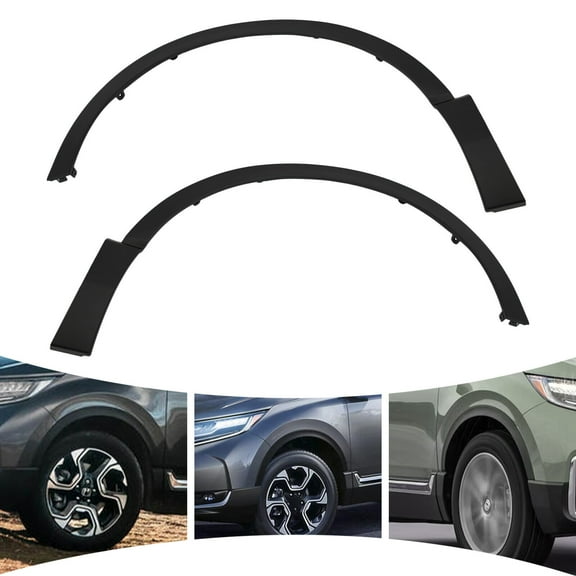 2 Pieces Fender Trim Set For 2017 2018 2019 2020 2021 2022 Honda CR-V Front Driver and Passenger Side