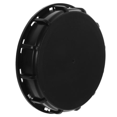 UPOUART 1Pack IBC Tank Cover Lid Black Circular Sturdy Plastic Material For Transportation