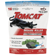 Tomcat Mouse Killer Child and Dog Resistant Refillable Station, 1 Station with 16 Baits