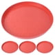 thumbnail image 1 of 4 bandejas de alimentación de plástico para aves de corral pequeñas, pollos, patos y gansos. Plato dispensador de alimento para pollos y pollitos., 1 of 7