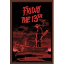 Friday The 13th - Boat Wall Poster, 22.375" x 34", Framed