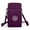 Purple, variant on LAVA Small Crossbody Purse Waterproof Cell Phone Wallet with Shoulder Strap Mini Nylon Bags (Purple)