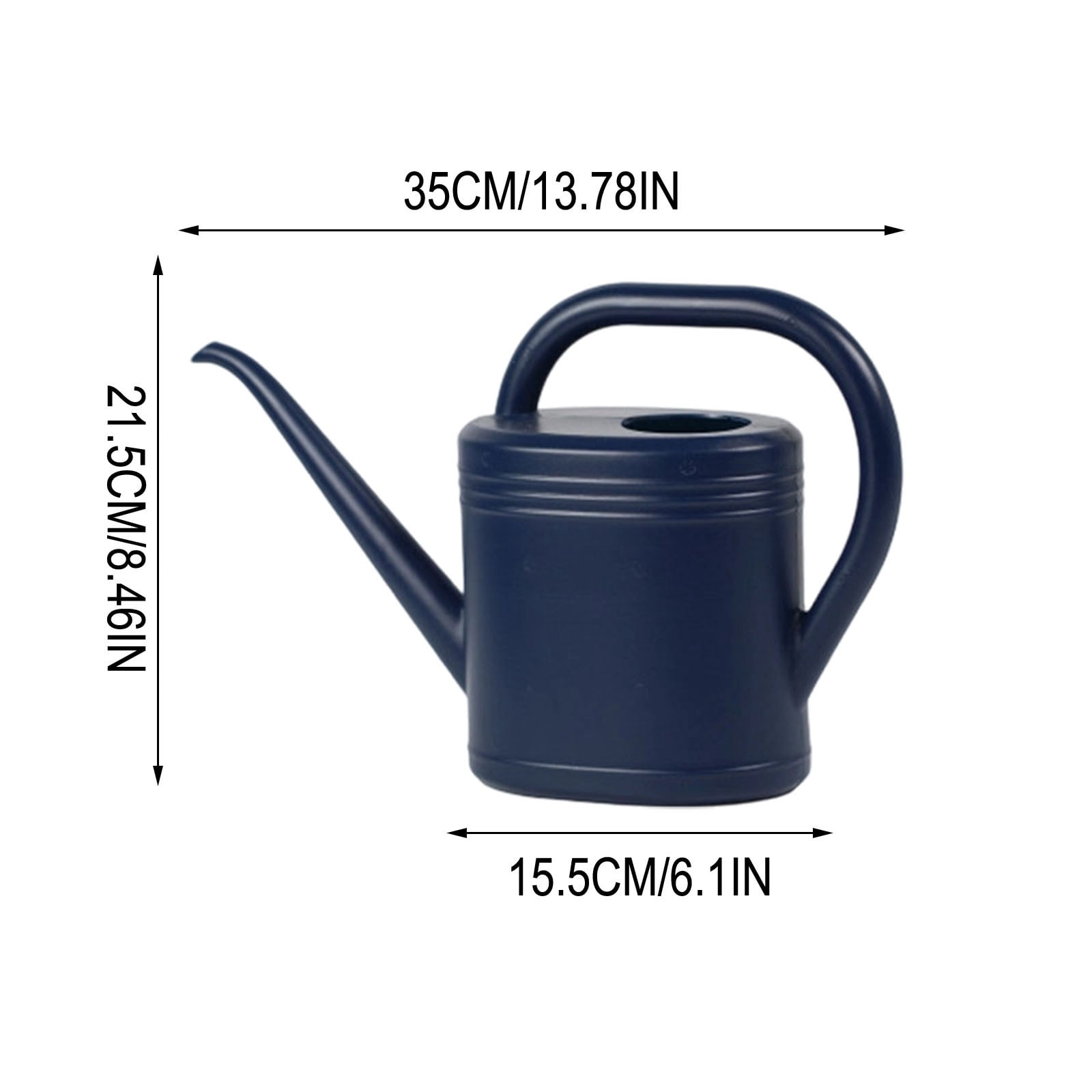 Plant Watering Can, Resin Watering Can, Sturdy Garden Watering Can, Top & Side Dual Handle, For Flower Planting, Vegetable Gardening, 2L