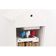thumbnail image 4 of Reloj de cuco KOOKOO Birdhouse, blanco, diseño moderno con 12 pájaros, 4 of 9