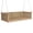 Light Teak, variant on Porch Daybed Swing Outdoor Wooden Swing Bench, Patio Hanging Chair Swinging Bed with Long Ropes for Garden, Backyard, Deck