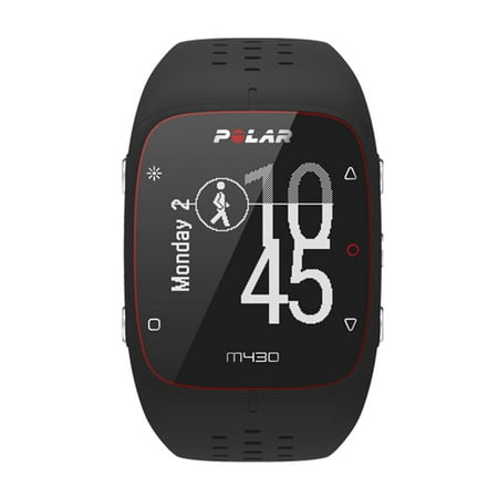 M430 GPS Running Black Waterproof Watch w/ Optical Heart Rate Measurement Smart
