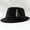 Black, variant on Wide Brim Bow Feather Fedora Hat for Women Men,Classic Panama Dress Hat with Removable Jewelry,Casual Sun Hat for Wedding & Party Black One Size