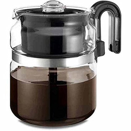 One All 8-Cup Stovetop Glass Percolator, Enjoy a cup of your favorite coffee blend with this glass coffee percolator By