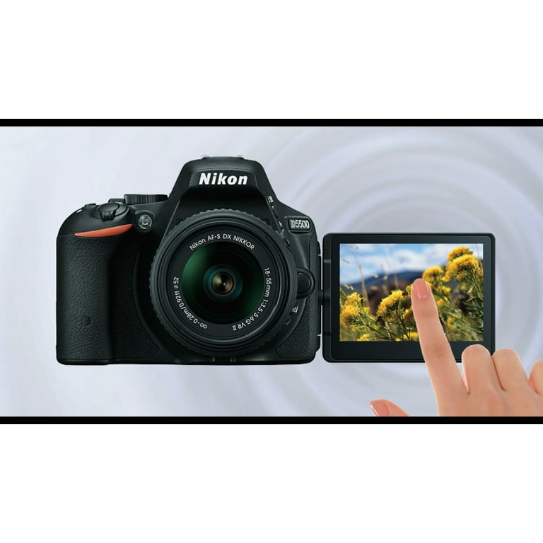 Nikon D5600 24.2MP DX-Format DSLR Camera + AF-S 18-140mm & 55