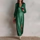 thumbnail image 1 of TaTaai Womens Party Long Sleeve Sequin Maxi Dress High Slit Evening Gown Glitter Formal Prom Night Club Dress Gift, 1 of 9