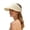 Beige, variant on jiaxiM Women'S Sun Hats Summer Travel Vacation Foldable Wide Brim Straw Clip on Stretch Beach Hat Outdoor UV Protection Cap