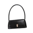 thumbnail image 2 of Bolso de mano de piel sintética para mujer, tipo bandolera, para viaje Negro, 2 of 9
