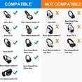 thumbnail image 5 of Adhiper Replacement QC35 EarPads Cushions Earmuffs Ear Pads Compatible with Boses QuietComfort 35/QuietComfort 35 II Headphones(Black), 5 of 8