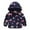 Dark Blue, variant on Mercatoo Toddler Boys Girls Waterproo𝐟 Hooded Jackets Baby Cotton Lined Lightweight Windbreaker Rain Jacket Baby Raincoat
