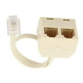 thumbnail image 4 of KEINXS RJ11 6P4C Male to Female 2 Way Outlet Telephone Jack Line Splitter Adapter, 4 of 5