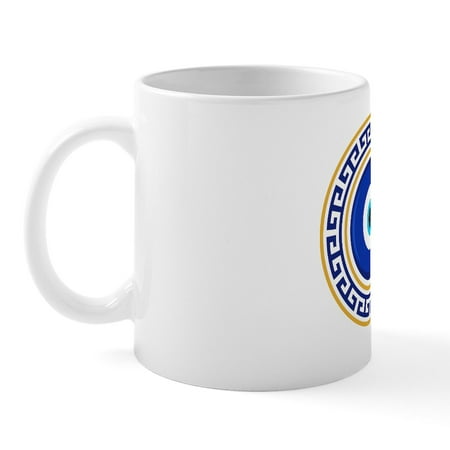 

CafePress - Greek Mati Evil Eye 4 - 11 oz Ceramic Mug - Novelty Coffee Tea Cup