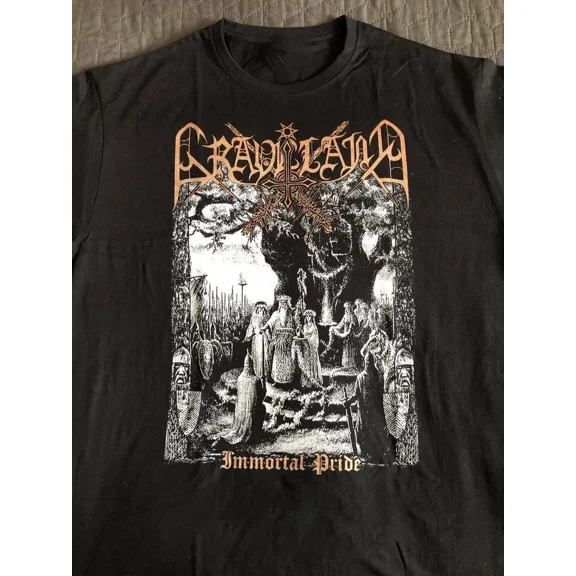 Reprint Rare GRAVELAND Immortal Pride Unisex Black T-shirt
