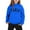 Blue, variant on Little Outfits for Girls Sets Kids Casual Solid Color Long Sleeve Hoodie Pullover Sweatshirt Jogger Sweatpants 2 Pc Fall Girls Clothes Blue Size 6-7T