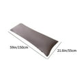 thumbnail image 3 of Wovilon Washed And Linen Pillowcase Friendly Double Long Pillowcase Pillow Core Cover Pillow Leather 18.89x59.05in, 3 of 7