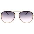 thumbnail image 2 of Roxy womens rimless aviator sunglasses, RS2000 Into The Sun - shiny gold, with pouch, 2 of 2