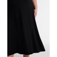 thumbnail image 3 of Terra & Sky Women’s Plus Low Scoop Neck Tank Dress, Sizes 0X-5X, 3 of 4