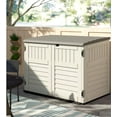 thumbnail image 2 of Garbage Storage Shed.Resin Outdoor 2-Container 5 ft. 10 in. W x 3 ft. 8 in. D Plastic Horizontal Garbage Storage Shed, 2 of 4