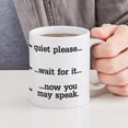 thumbnail image 6 of CafePress - Quiet Please Mugs - 11 oz Ceramic Mug - Novelty Coffee Tea Cup, 6 of 6