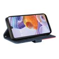 thumbnail image 4 of Case for LG Stylo 6 Leather Wallet Book Flip Folio Stand View Cover - Blue, 4 of 5
