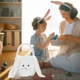 thumbnail image 4 of Easter Plush Rabbit Gift Basket - Multifunctional Party Decor, 4 of 6
