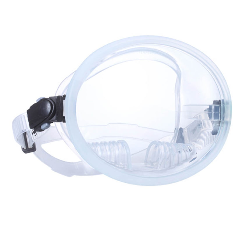 Silicone Dive Mask Panoramic Wide View Diving Goggles Oval Dive Mask Fog Free 