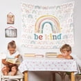 thumbnail image 5 of Brythos Tapestry for Bedroom,Portable Foldable Design Wall Tapestry,Durable and Long-Lasting Texture Tapestry Wall Hanging,White,60"X80", 5 of 5