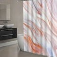 thumbnail image 3 of Abstract Shower Curtain Marble Colorful Shower Curtain for Bathroom Bathtub Home Decor with 12 Hooks 72"x72", 3 of 7