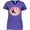 Purple, variant on Inktastic French Bulldog Dog Women's V-Neck T-Shirt