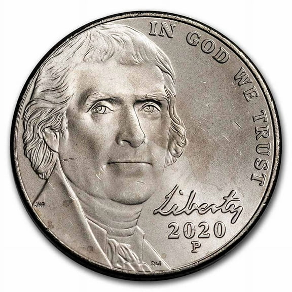 2020-P Jefferson Nickel BU