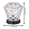 thumbnail image 4 of Lámpara De Mesa De Cristal Lámpara de noche de 16 colores 3 modos luz nocturna de cristal recargable regalo de Navidad, 4 of 8