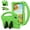 Green, variant on Case for Onn 7 Inch Tablet 2026 2024, EVA Protective Cover with Handle, Foldable Dual Kickstand, Lightweight Drop Resistant Case for Children(Red)