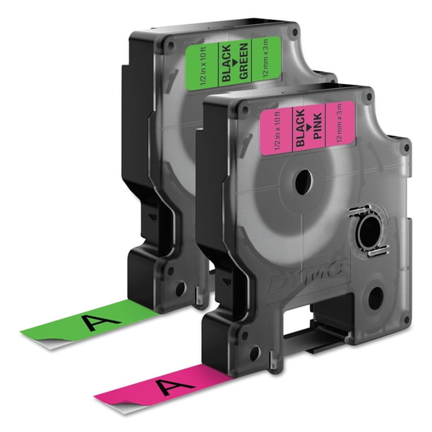 Cinta adhesiva DYMO D1 de poliéster de alto rendimiento, 1,2 cm x 3 m