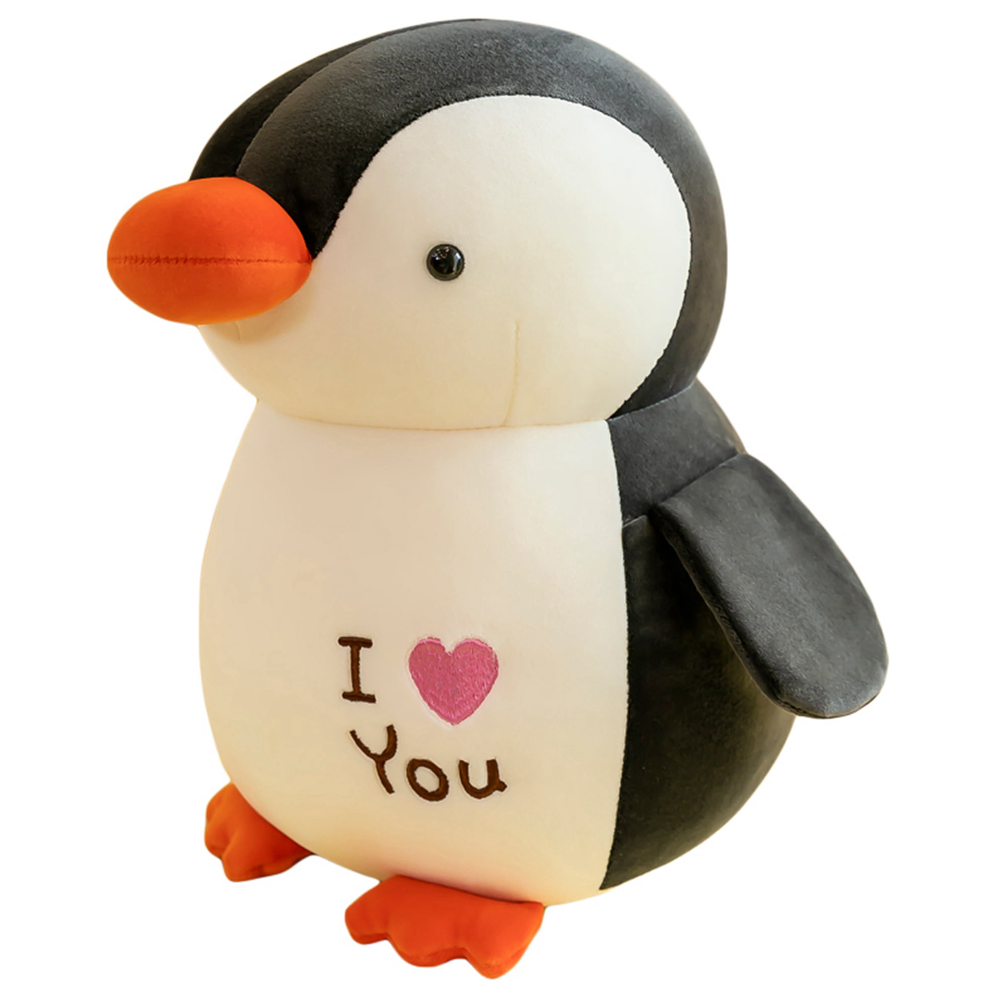 Penguin Love Cushion Add ur text choiceGiftChristmasValentine Cute dog 