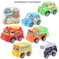 thumbnail image 2 of AiYqZypa Baby Toys Pull Back Cars For Toddlers 6 Pack Construction Vehicles Toys For Kids 1 2 3 Years Old Boys Friction Powered Pull Back Go Mini Vehicles For Kids Toy Cars For Toddlers 1-3, 2 of 2
