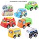 thumbnail image 2 of VISALY - Coches de tracción trasera para niños pequeños, paquete de 6 vehículos de construcción, juguetes para bebés y niños de 1, 2 y 3 años, vehículos pequeños con tracción trasera y tracción a, 2 of 2