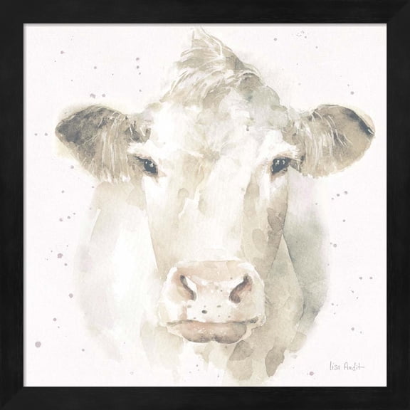 Farm Friends II Neutral by Lisa Audit, Framed Wall Art, 13.25W x 13.25H